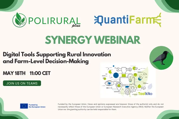 Upcoming Synergy Webinar: PoliRuralPlus - QuantiFarm