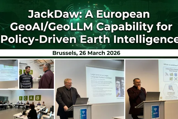 JackDaw workshop in Brussels explores the future of GeoAI for agriculture and policy
